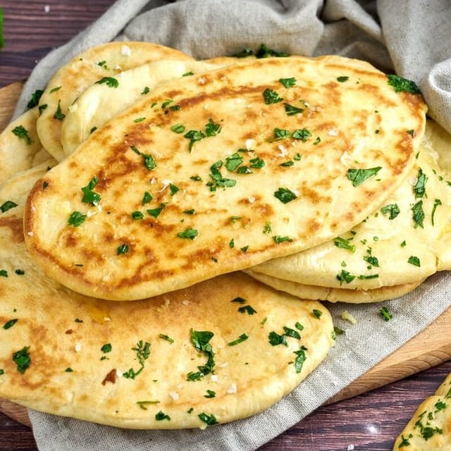 45. Garlic Naan.